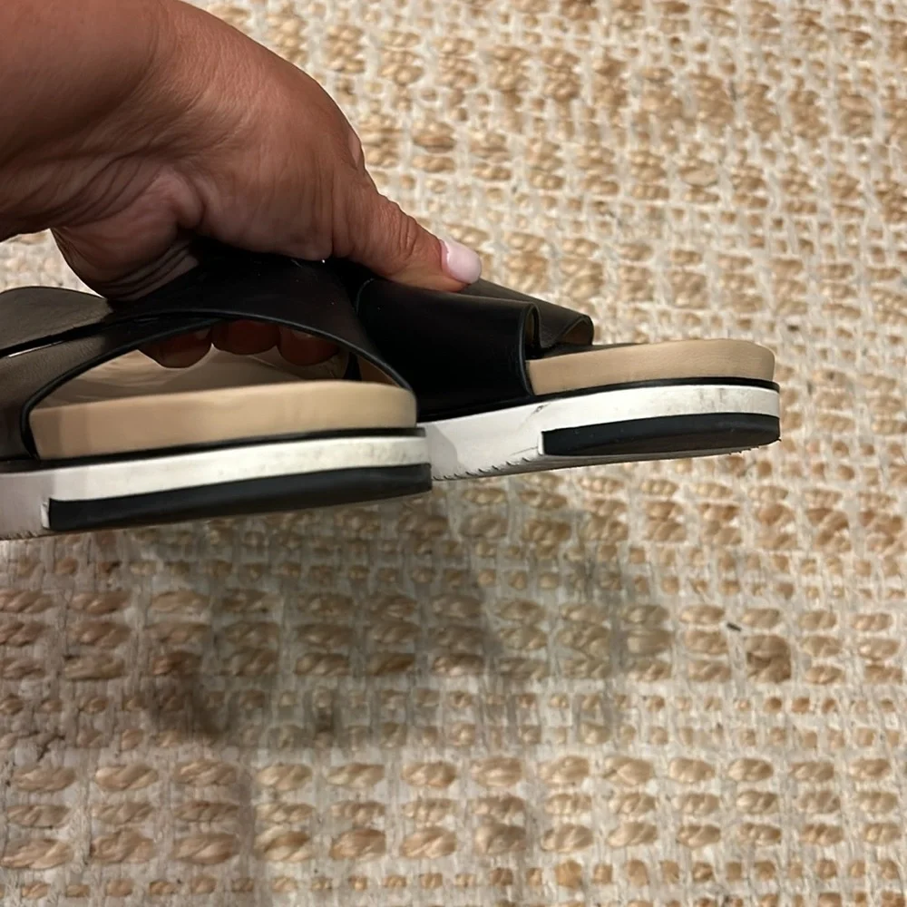 Sam Edelman Black and Tan Sandals - Picture 7 of 8